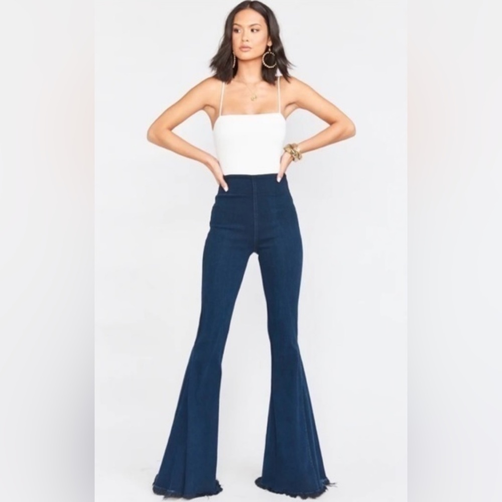 Show Me Your MuMu “Berkley Bells” Blue Denim